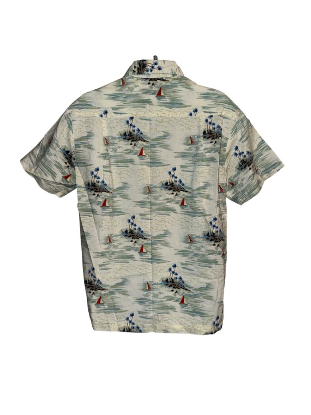 VTG Bubba Gump Button Front Shirt Mens S Hawaiian Lt Dans Aloha Gear Vacation - Picture 4 of 7